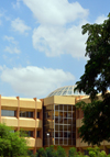 Ouagadougou, Burkina Faso: building of the Economic and Social Council - government branch that advises lawmaking bodies on questions of social and economic policies - Conseil économique et social - Avenue Kwame Nkrumah - photo by M.Torres