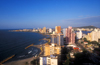 Colombia - Cartagena, Bolívar Department: Bocagrande - new city looking towards the old - Caribbean sea - photo by D.Forman