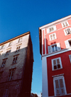 Corsica - Bastia: façades II - photo by M.Torres