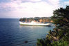 Bioko island / isla de Fernando Pó, Equatorial Guinea: Malabo - cargo ship on the bay - photo by B.Cloutier