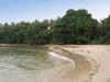 Cap Estérias, Estuaire province, Gabon: on the beach - photo by B.Cloutier