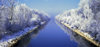 Germany - Iller canal / Illerkanal - Baden-Württemberg: winter landscape - photo by W.Allgower