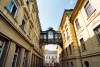 Hungary / Ungarn / Magyarország - Szeged (Csongrad Province): bridge on the southern façade of the Town Hall (photo by Miguel Torres)