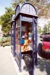 Hungary / Ungarn / Magyarország - Szeged: arte deco phone booth (photo by Miguel Torres)