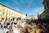 Hungary / Ungarn / Magyarország - Szeged: Klauzál square in the summer / Klauzál tér (photo by Miguel Torres)