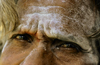 South India: eyes of a Sadhu - photo by W.Allgöwer