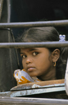 South India: teenage girl - photo by W.Allgöwer