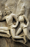 India - Mahabalipuram / Mamallapuram (Tamil Nadu): temple art Unesco world heritage site - religion - Hinduism - photo by W.Allgöwer
