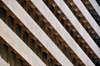 Nairobi, Kenya: Government building in the CBD - concrete bands provide shade for the façade - photo by M.Torres