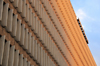 Nairobi, Kenya: Jogoo House B, Harambee Avenue - Ministry of Higher Education - façade with vertical concrete blades - photo by M.Torres