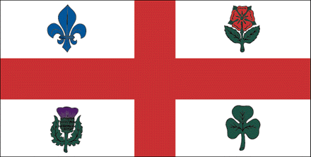 Quebec - flag / the Fleurdelisé