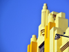 Lima, Peru: modernist detail at the building now used by McDonald's - corner of Jirón de la Unión and Miró Quesada st. - photo by M.Torres