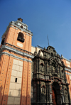 Lima, Peru: façade of the Basílica Menor de Nuestra Señora de la Merced - corner of Jirón de la Unión and Miró Quesada st - Iglesia de la Merced - photo by M.Torres