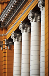 Lima, Peru: Beaux Arts school - Ionic order columns on the façade - Escuela Nacional de Bellas Artes - Centro Cultural - ENSABAP - photo by M.Torres