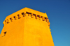 Porto Torres / Pòltu Tòrra, Sassari province, Sardinia / Sardegna / Sardigna: Aragonese Tower in the harbour - Via Mare - Piazza Cristoforo Colombo - Torre del Porto - octagonal tower built by admiral Carroz - photo by M.Torres