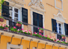 Sassari / Tàthari, Sassari province, Sardinia / Sardegna / Sardigna: balcony on Piazza Duomo - photo by M.Torres