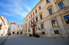 Sassari / Tàthari, Sassari province, Sardinia / Sardegna / Sardigna: Palace of the Duke of Asinara, designed by the engineer Valino - now the City Hall - Ducal Palace - Palazzo del Comune - Piazza del Comune, via Turritana - photo by M.Torres