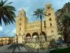 Sicily / Sicilia - Cefalù (Palermo province): Duomo - Cathedral - Norman architecture - Sicilian Romanesque style (photo by C.Roux)